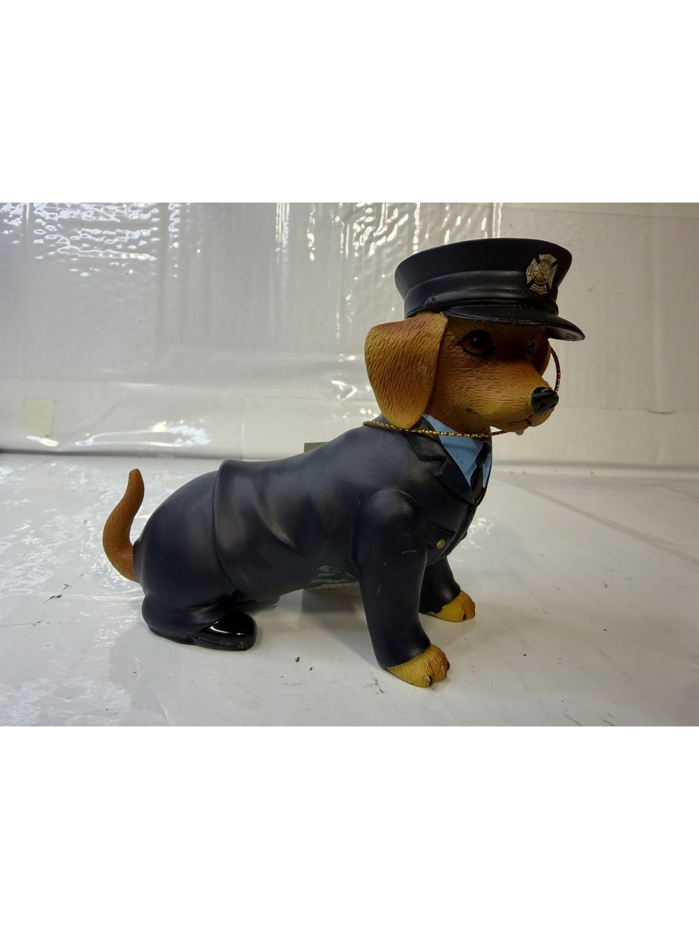 Hamilton Paws and Hoses Firefighter Dachshund Figurine #0117 Limited 2017